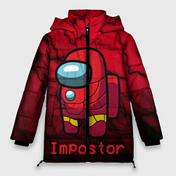 Куртка зимняя женская Among Us Game, цвет: 3D-красный