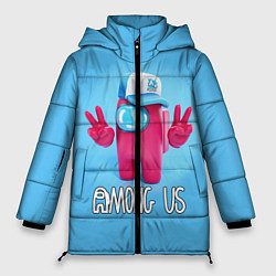 Куртка зимняя женская AMONG US, цвет: 3D-красный