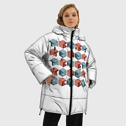 Куртка зимняя женская Довод, цвет: 3D-красный — фото 2