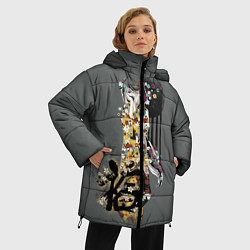 Куртка зимняя женская Гейша, цвет: 3D-черный — фото 2