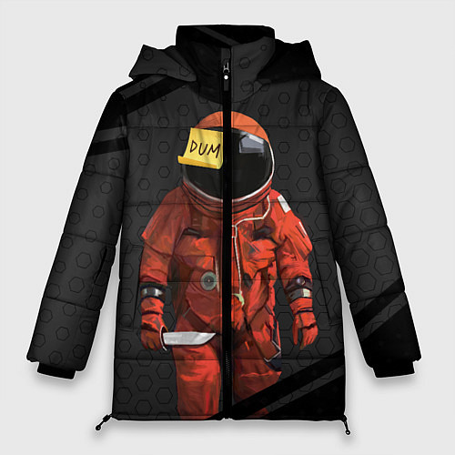 Женская зимняя куртка AMONG US - Реалистичный / 3D-Черный – фото 1