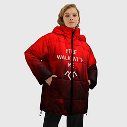 Куртка зимняя женская Twin Peaks, цвет: 3D-светло-серый — фото 2