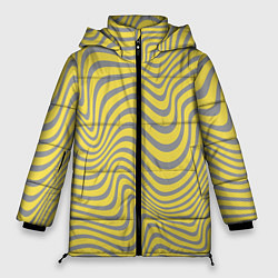 Куртка зимняя женская Волны Года, цвет: 3D-черный