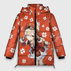 Куртка зимняя женская GENSHIN IMPACT, цвет: 3D-светло-серый