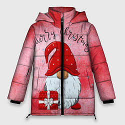 Куртка зимняя женская С Новым ГноМдом, цвет: 3D-черный