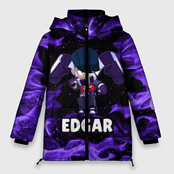 Куртка зимняя женская BRAWL STARS EDGAR, цвет: 3D-красный