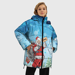 Куртка зимняя женская Зимушка, цвет: 3D-черный — фото 2