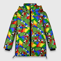 Куртка зимняя женская ПЕПЕ КЛОУН, цвет: 3D-красный