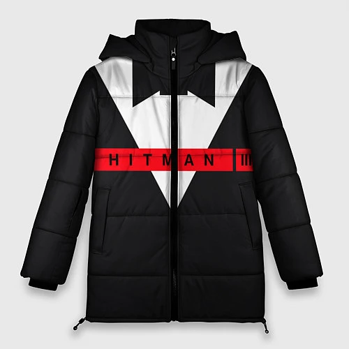 Женская зимняя куртка Hitman III / 3D-Черный – фото 1