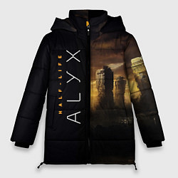 Куртка зимняя женская Half-Life Alyx, цвет: 3D-черный