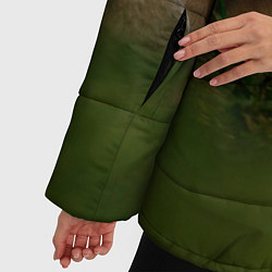 Куртка зимняя женская Сонный лисенок, цвет: 3D-черный — фото 2