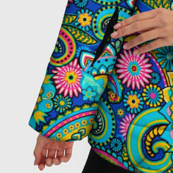 Куртка зимняя женская Славянские Узоры, цвет: 3D-светло-серый — фото 2