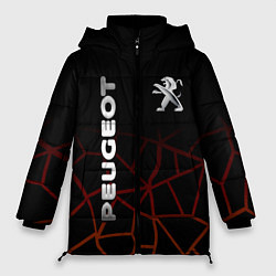 Куртка зимняя женская PEUGEOT, цвет: 3D-черный