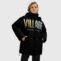 Куртка зимняя женская Resident Evil Village, цвет: 3D-светло-серый — фото 2