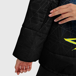 Куртка зимняя женская CYBERPUNK SAMURAI S, цвет: 3D-черный — фото 2