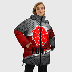 Куртка зимняя женская RESIDENT EVIL : VILLAGE, цвет: 3D-черный — фото 2