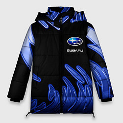 Куртка зимняя женская Subaru, цвет: 3D-черный