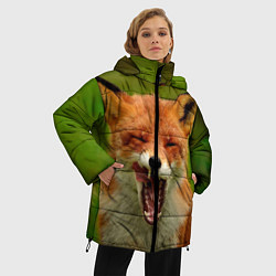 Куртка зимняя женская Лисица, цвет: 3D-черный — фото 2
