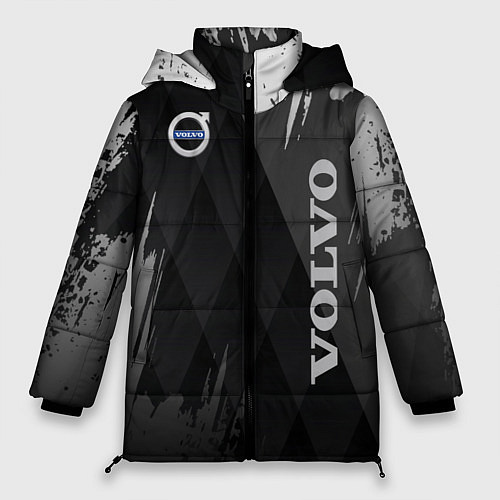 Женская зимняя куртка Volvo / 3D-Черный – фото 1