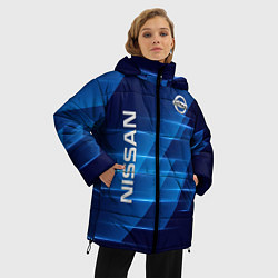 Куртка зимняя женская Nissan, цвет: 3D-черный — фото 2