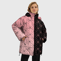 Куртка зимняя женская КОСТЮМ НЕЗУКО NEZUKO, цвет: 3D-черный — фото 2