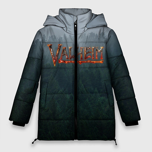 Женская зимняя куртка Valheim / 3D-Черный – фото 1