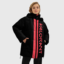 Куртка зимняя женская VALORANT, цвет: 3D-черный — фото 2