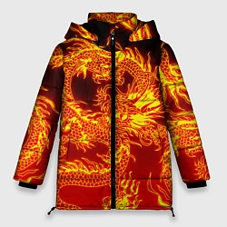 Куртка зимняя женская ДРАКОН, цвет: 3D-черный