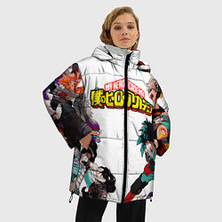 Куртка зимняя женская МОЯ ГЕРОЙСКАЯ АКАДЕМИЯ, цвет: 3D-черный — фото 2