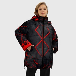 Куртка зимняя женская BERSERK БЕРСЕРК КЛЕЙМО, цвет: 3D-черный — фото 2