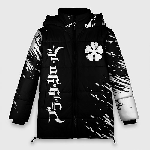 Женская зимняя куртка Черный клевер / 3D-Черный – фото 1