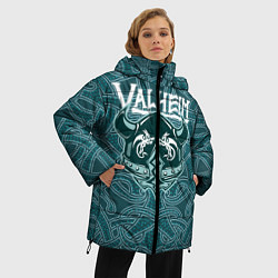 Куртка зимняя женская Valheim, цвет: 3D-красный — фото 2