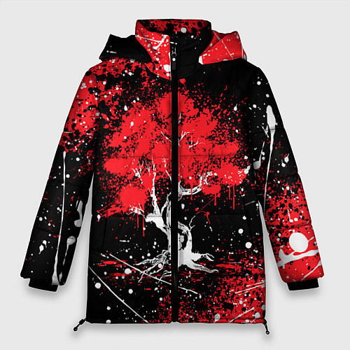 Женская зимняя куртка САКУРА SAKURA ВИШНЯ / 3D-Черный – фото 1