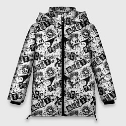 Куртка зимняя женская PUNK ROCK, цвет: 3D-черный