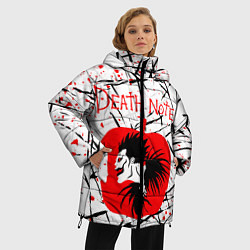 Куртка зимняя женская ТЕТРАДЬ СМЕРТИ, цвет: 3D-светло-серый — фото 2