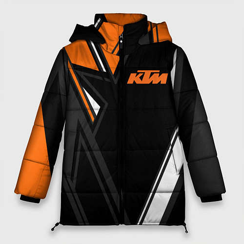 Женская зимняя куртка KTM КТМ / 3D-Черный – фото 1