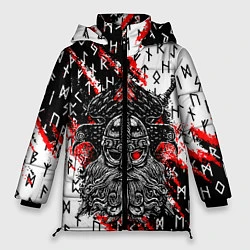 Куртка зимняя женская БОГ ОДИН, цвет: 3D-черный