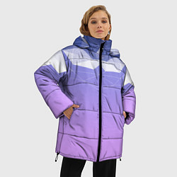 Куртка зимняя женская Геометрия, цвет: 3D-черный — фото 2