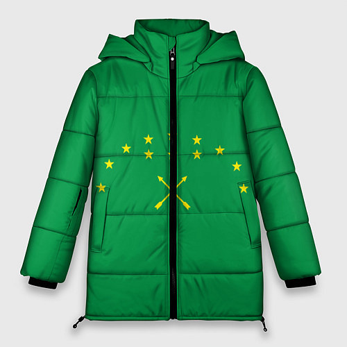 Женская зимняя куртка Адыгея / 3D-Черный – фото 1