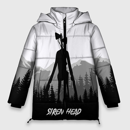 Женская зимняя куртка SIREN HEAD DARK FOREST / 3D-Красный – фото 1