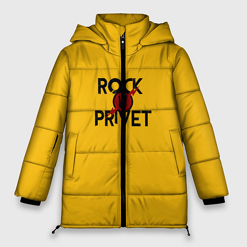 Женская зимняя куртка Rock privet / 3D-Черный – фото 1