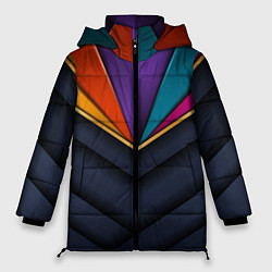 Куртка зимняя женская 3D luxury, цвет: 3D-черный