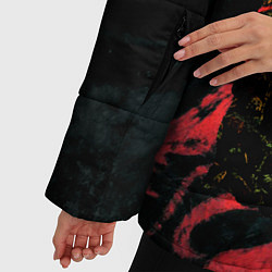 Куртка зимняя женская DARKSOULS DRAGON AGE, цвет: 3D-красный — фото 2