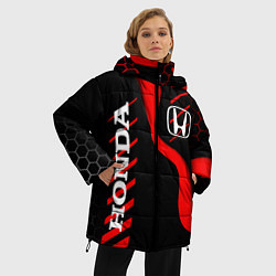 Куртка зимняя женская HONDA ХОНДА СПОРТ, цвет: 3D-черный — фото 2