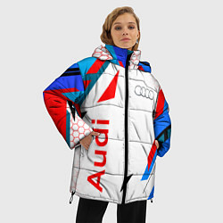 Куртка зимняя женская AUDI АУДИ SPORT, цвет: 3D-черный — фото 2