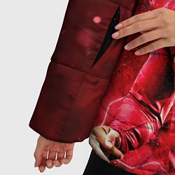 Куртка зимняя женская Криштиану Роналду Португалия, цвет: 3D-черный — фото 2