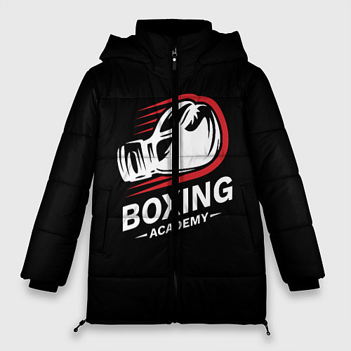 Женская зимняя куртка Бокс / 3D-Черный – фото 1