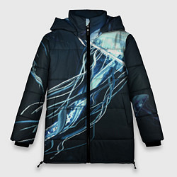 Женская зимняя куртка Рисунок медуза