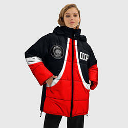 Куртка зимняя женская СССР ГАГАРИН, цвет: 3D-светло-серый — фото 2