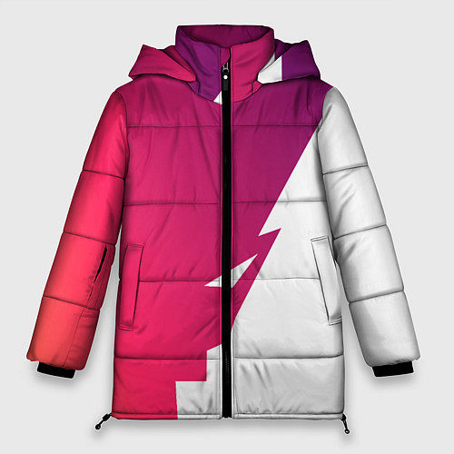 Женская зимняя куртка Обертка и Задний фон / 3D-Черный – фото 1